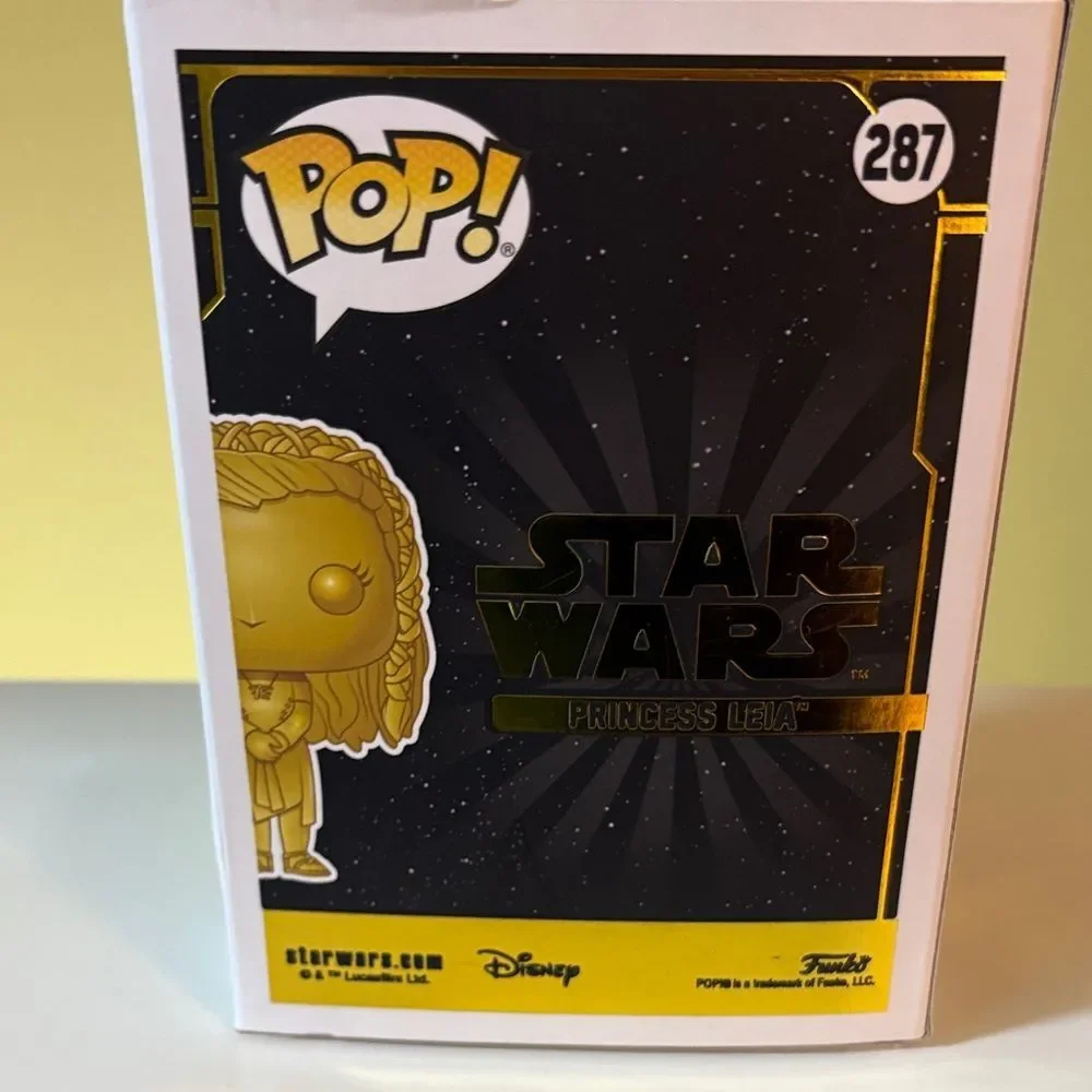 Funko Star Wars Princess Leia Gold Figure